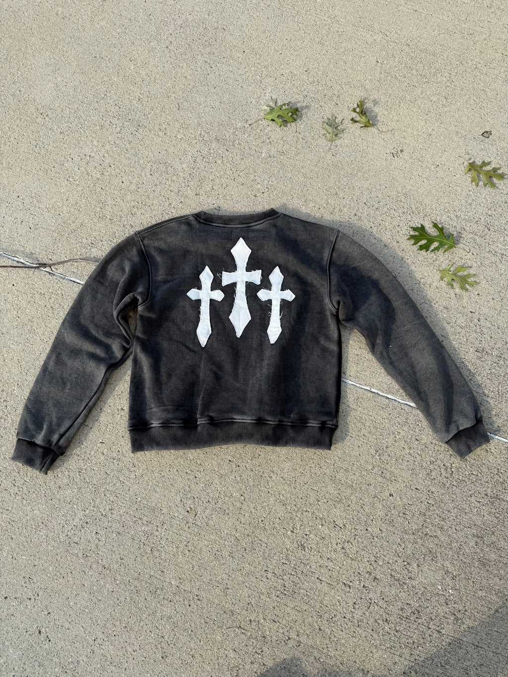 PSALM 13 Crewneck (Washed Black)