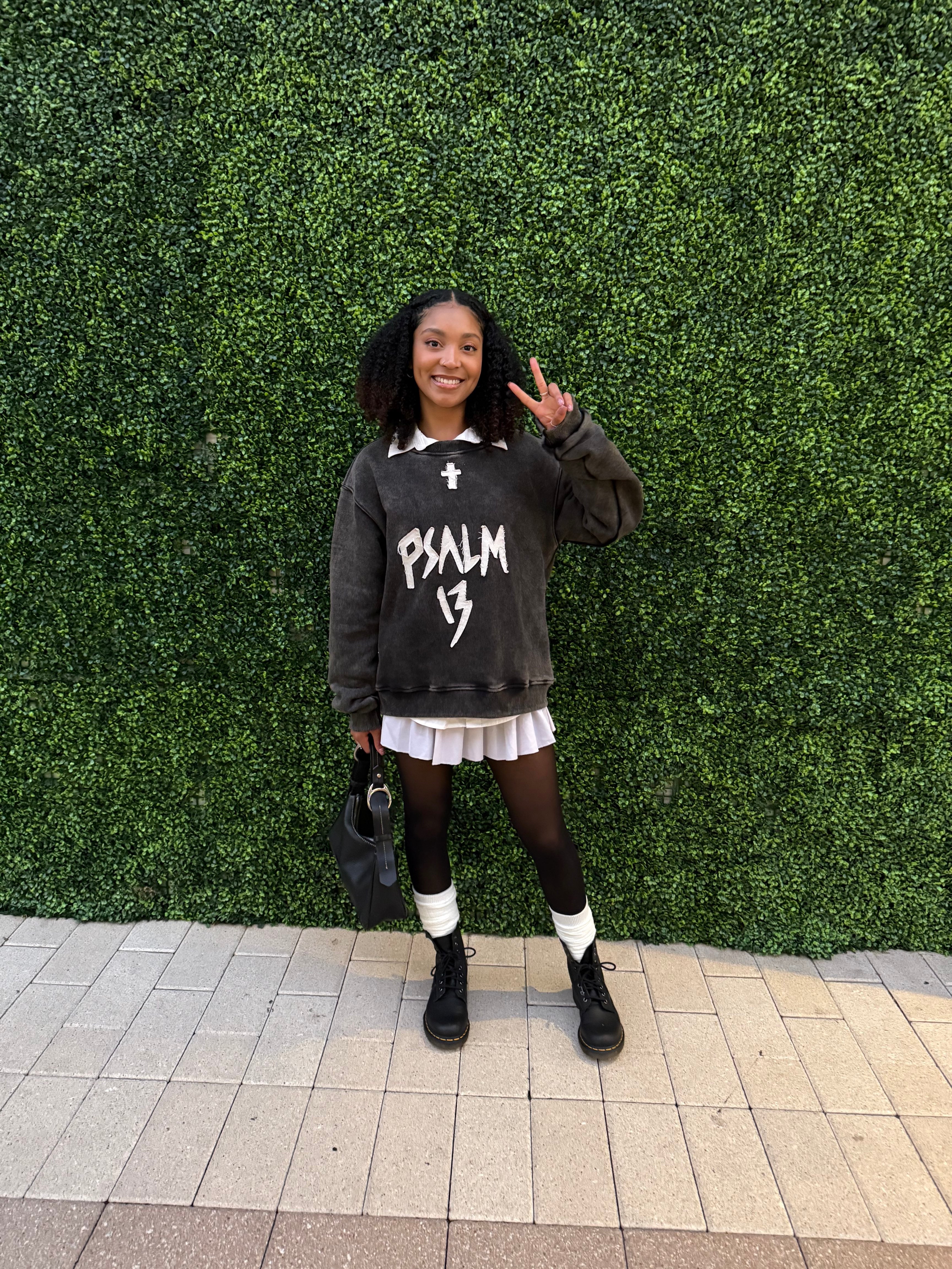 PSALM 13 Crewneck (Washed Black)